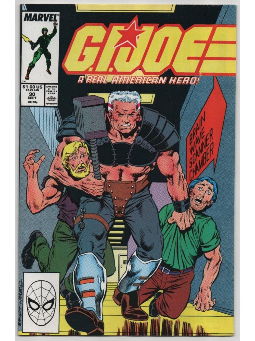 GI Joe A Real American Hero 90 Marvel Comics 1989 VF- 7.5